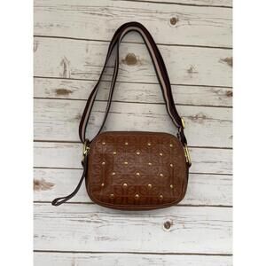 Fossil Elle Silhouette Tooled Leather Crossbody Purse